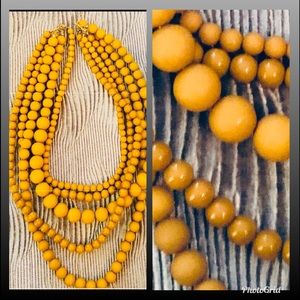 Layered beaded necklace